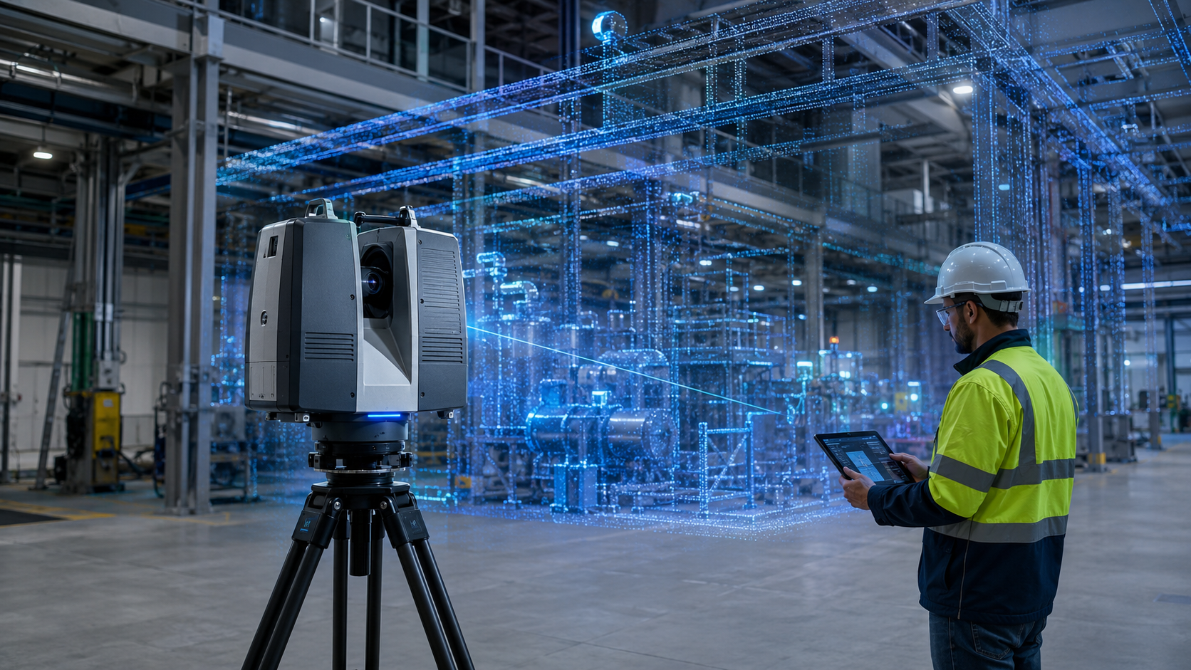 laser scanner 3d e as built industrial