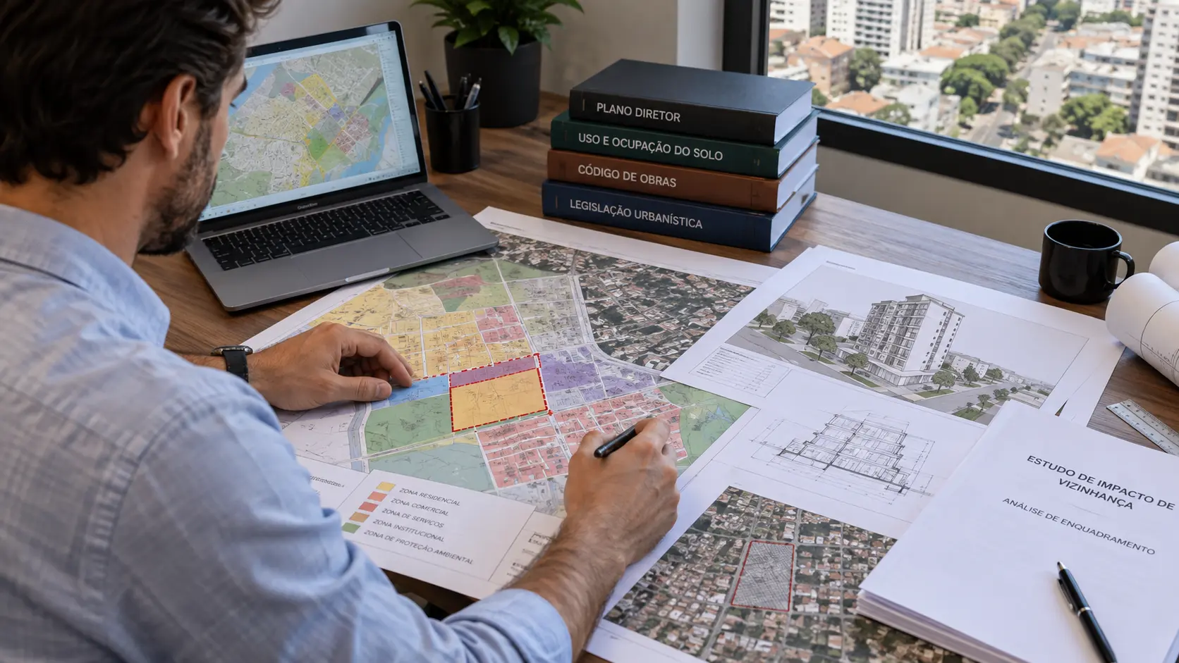 Análise de uso e ocupação do solo e entorno urbano