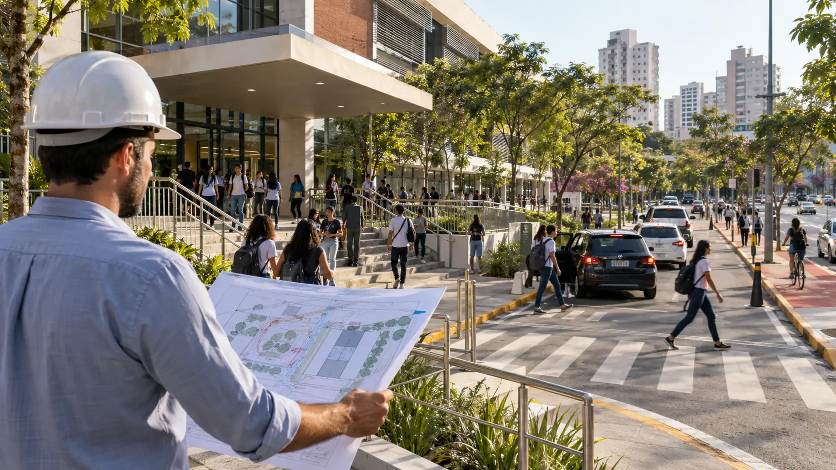Avaliação de mobilidade, acessibilidade e circulação em instituição de ensino
