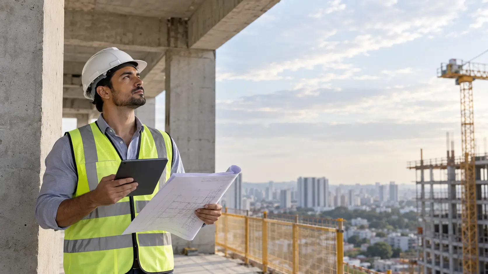 Avaliação técnica das condições aparentes do concreto em Itirapuã/SP