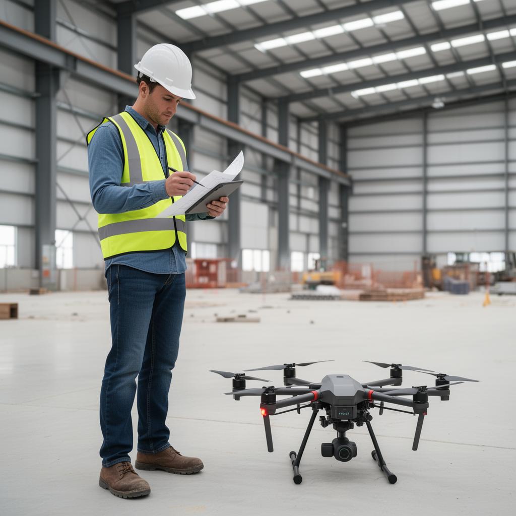 Inspeção técnica de fachada com drone
