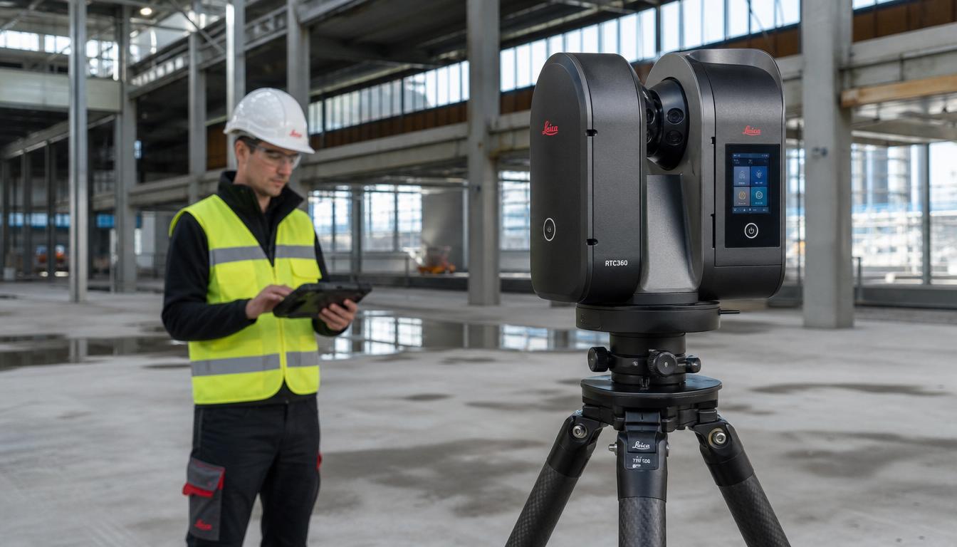 Levantamento com laser scanner 3D em galpão e estruturas industriais