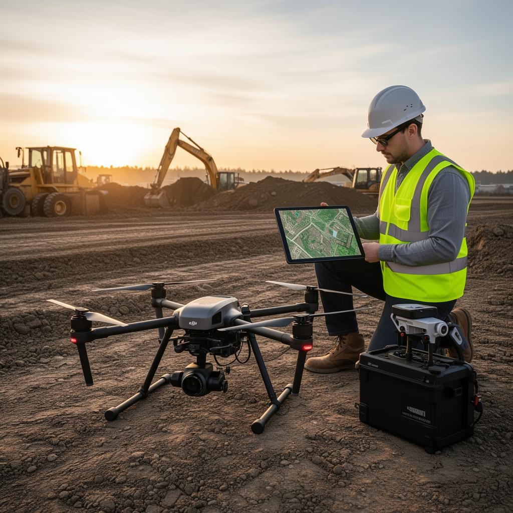 Receptor GNSS RTK em medição de divisas rurais